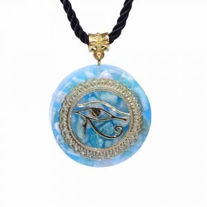 Horus Eye Kyanite Energy Necklace