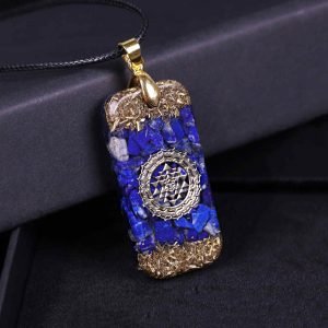 Lapis Lazuli Reiki Orgonite Necklace