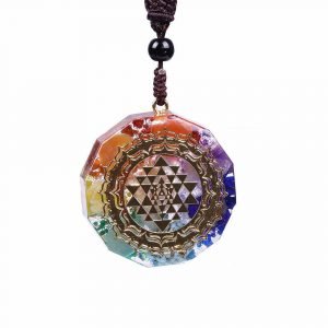 Sri Yantra Chakra Orgonite Necklace